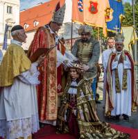 Korunovan slvnosti 2014 - obrad korunovcie Jozefa I.