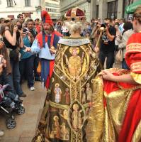 Korunovačné slávnosti 2011 - Mária Terézia v korunovačnom plášti